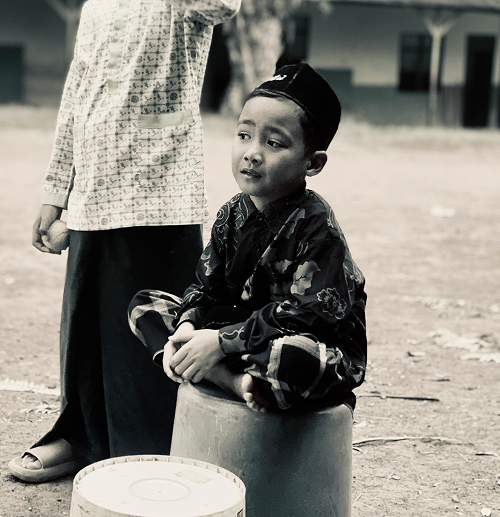 Tuan Muda Gunawan Cukur di Ponpes Tahfidz Ibadurrahman